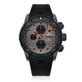 Edox CO-1 Carbon Chronograph Automatic, grey dial, carbon case, rubber, 45mm, ref 01125-CCN-GNO