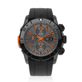 Edox CO-1 Chronograph Automatic, grey dial, grey PVD, 45mm, ref 01128-37GNNOCA-GNO