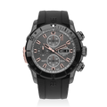 Edox CO-1 Chronograph Automatic, grey dial, grey PVD, 45mm, ref 01128-37GNRCA-GNR