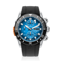 Edox CO-1 Chronograph Automatic, blue dial, 45mm steel, ref 01128-3NOCA-BUIDN