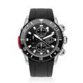Edox CO-1 Chronograph Automatic, black dial, 45mm steel, ref 01128-3NRCA-NN