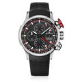 Edox Chronorally Automatic, black dial, 45mm titanium, ref 01129-TRCA-NCAR