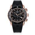 Edox CO-1 Chronograph, brown dial, rose-PVD titanium, 45mm, ref 10242-TINR-NIR