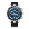 Edox Grand Ocean Chronograph, blue dial, 43mm, ref 10248-3-BUINN