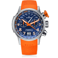 Edox Chronorally X-treme Pilot, blue dial, titanium, rubber, 48mm, ref 38001-TINOCAO-BUO3