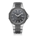 Edox Delfin The Original Date, grey PVD, steel bracelet, 43mm, ref 53021-3GM-GIN