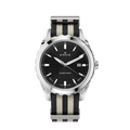 Edox Grand Ocean Date Gents, black dial, NATO strap, 42mm, ref 53102-3NAGN-NIN