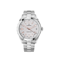 Edox Grand Ocean Date Ladies, silver dial, steel bracelet, 33mm, ref 53103-3M-AIR