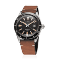 Edox SkyDiver Vintage Date Automatic Limited Edition, black dial, 42mm, ref 80126-3N-NINB