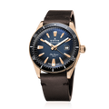 Edox SkyDiver Date Automatic Limited Edition, bronze, blue dial, 42mm, ref 80126-BRN-BUIDR