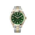 Edox Grand Ocean Automatic, green dial, yellow-gold PVD, 40mm, ref 80140-357JM-VID