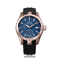 Edox Grand Ocean Power Reserve Automatic, blue dial, rose PVD, 40mm, ref 94500-37RCA-BUIR
